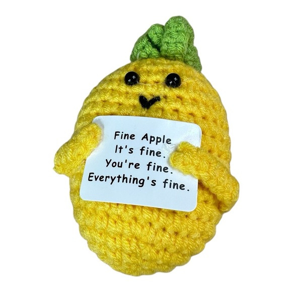 Fineapple Crochet Pineapple it’s Fine you’re fine everything’s fine - Picture 1 of 7